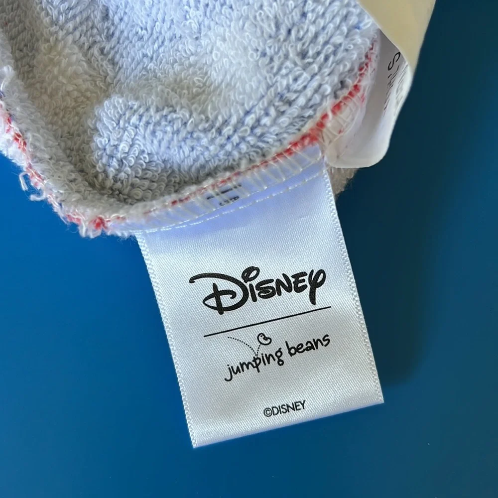 Disney White Minnie Mouse Terrycloth Bag Stars Dots Patriotic red white blue